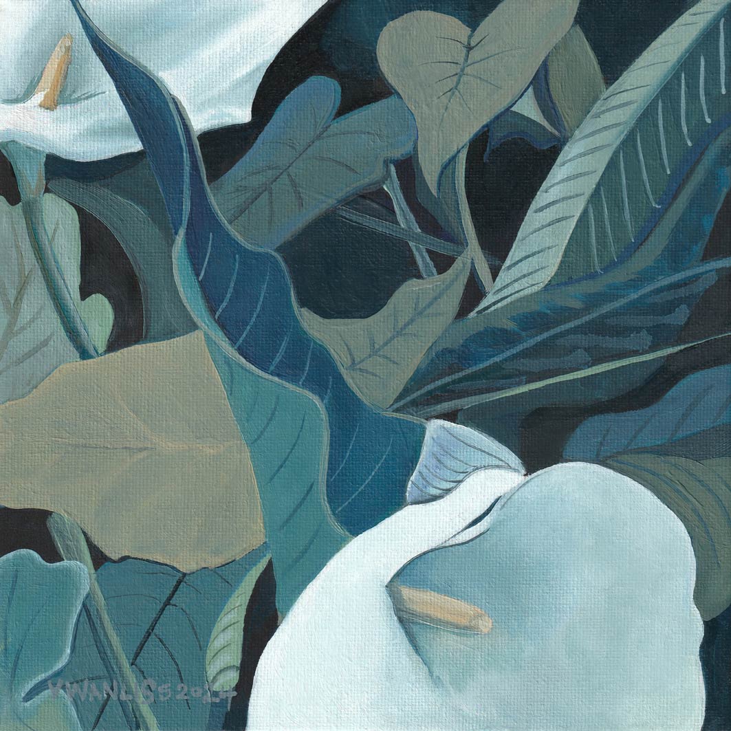 South African Artist Fine Art Wall Art Flowers Bright Happy Zany