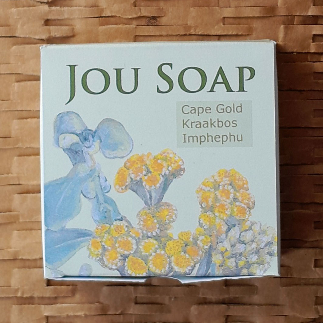 South African Indigenous Wholesome Soap with Cape Gold Kraakbos and Imphephu